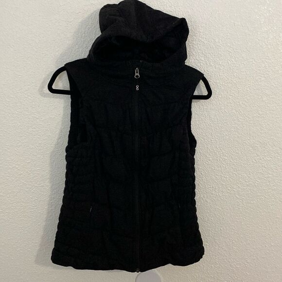 Be by blanc noir- black puffer vest- Size Small - Picture 1 of 7